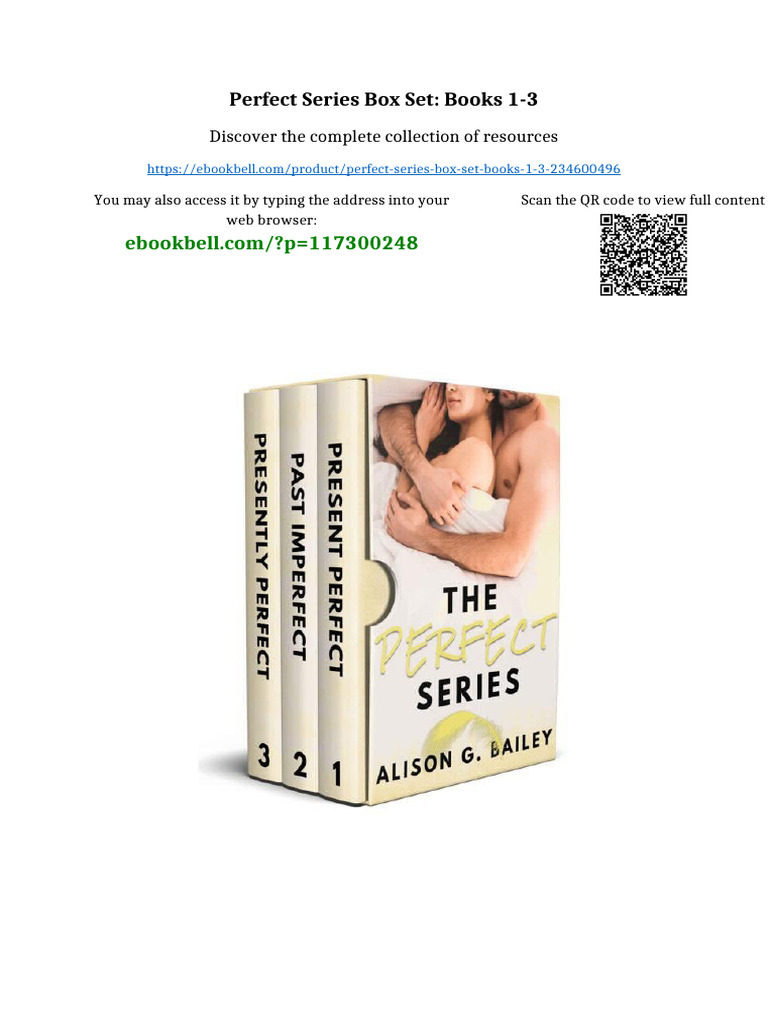Perfect Series Box Set: Books 1-3 Available Instanly | PDF | Gene ...