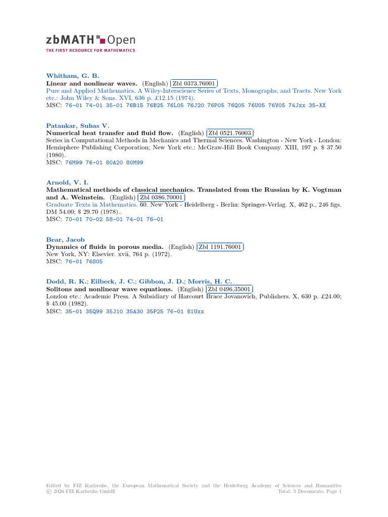 Whitham, G. B.: Linear and Nonlinear Waves | PDF