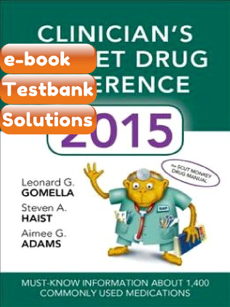 Testbank - Clinicians Pocket Drug Reference 2015 | PDF | Pharmacy ...