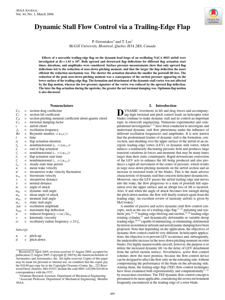 DS Control TE Flap | PDF | Lift (Force) | Flap (Aeronautics)