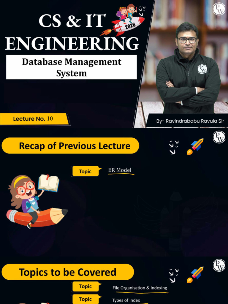 DBMS 10 - Class Notes | PDF