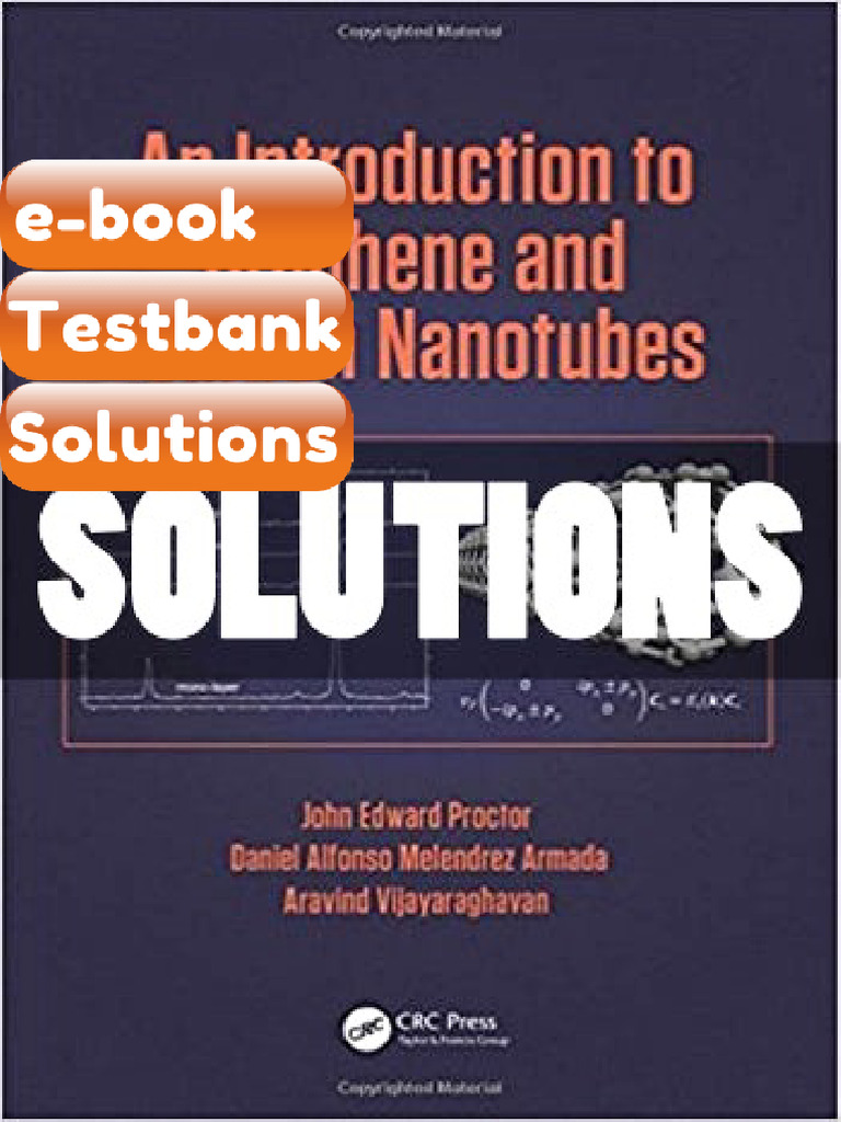 Testbank - Solutions Introduction To Graphene and Carbon Nanotubes 1 Ed ...