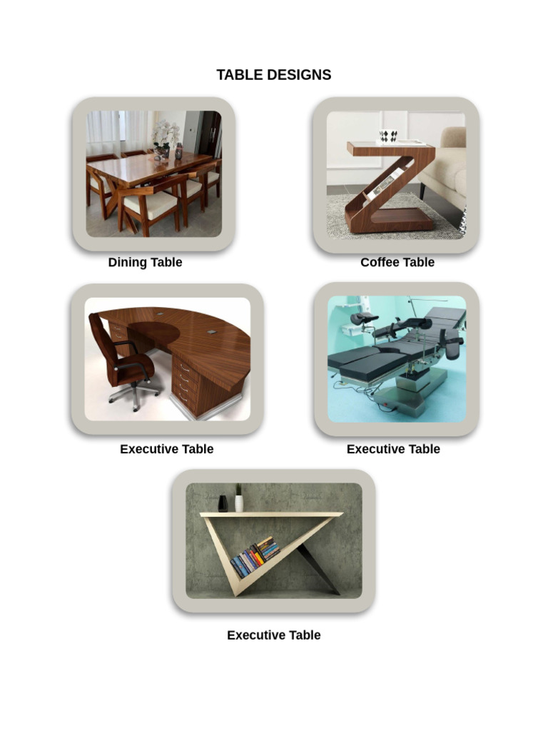 Table Designs | PDF
