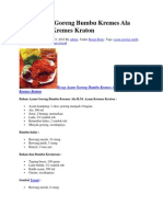 Download Resep Ayam Goreng Bumbu Kremes Ala R by Aikudbe Detsamwan SN99789177 doc pdf