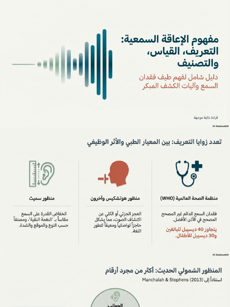 Hearing Loss Definition Screening Classification | PDF
