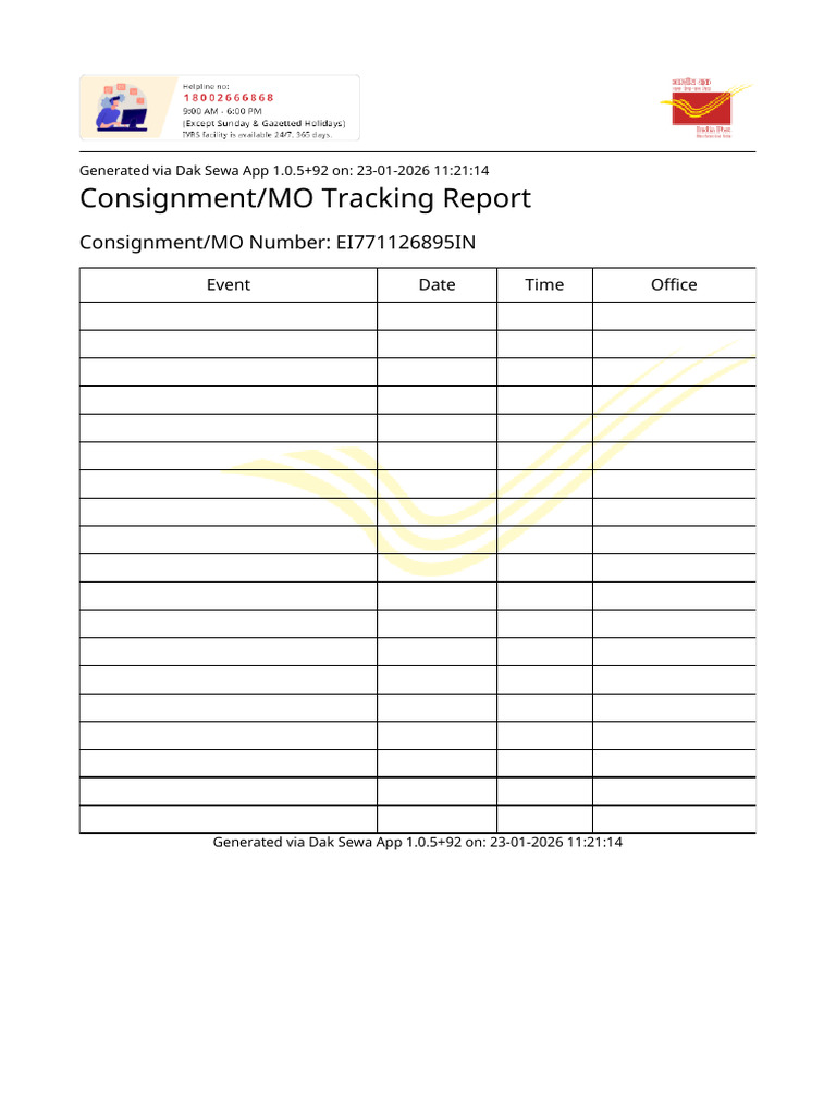 Tracking Report EI771126895IN | PDF