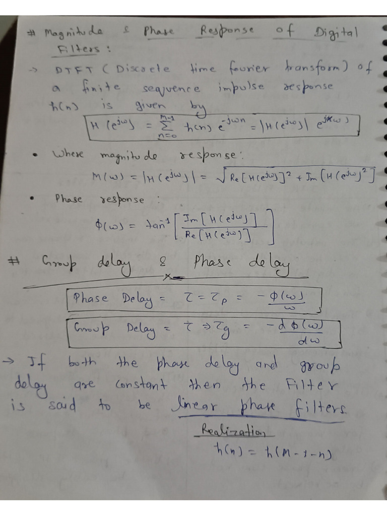 Unit 3 DSP | PDF