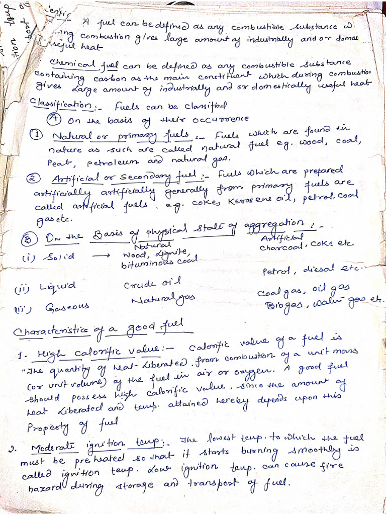 Fuel Notes | PDF