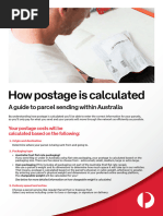 NZ Post Parcel Rates and Sizes Guide | PDF | Post Office Box | Mail