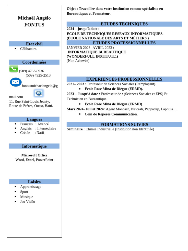 New cv1 | PDF