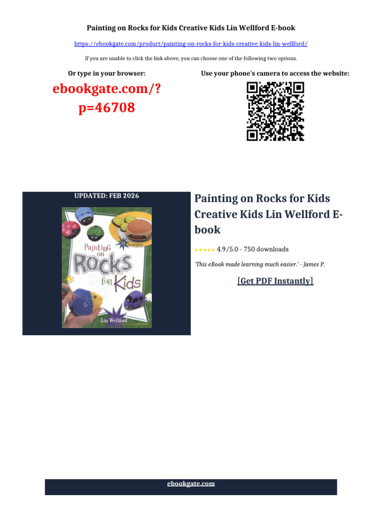 Painting on Rocks for Kids Creative Kids Lin Wellford ebook testbank ...