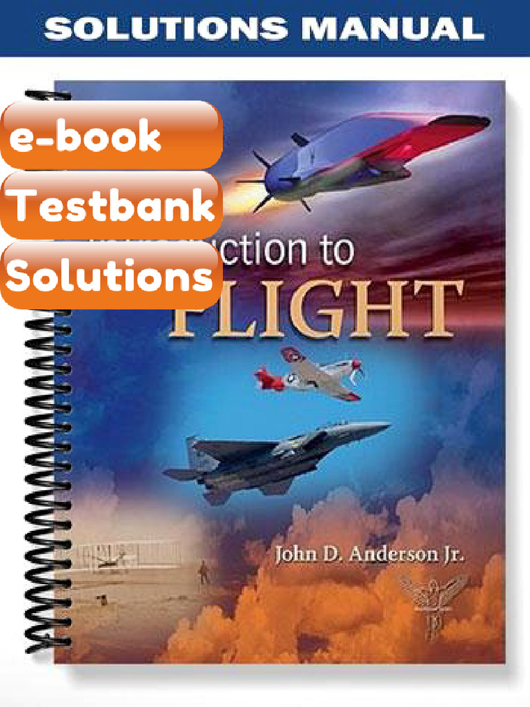 Introduction to Flight 7th Edition by Anderson Testbank & eBook | PDF ...