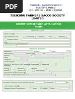 TISA Membership Application Form | PDF | Identity Document