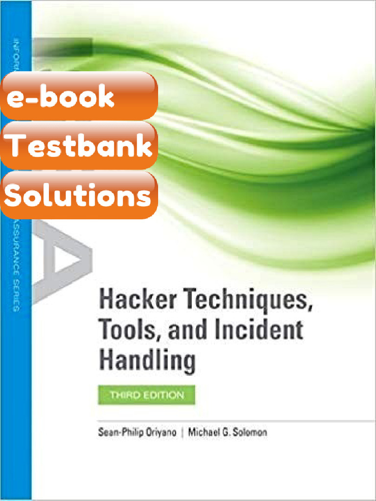 Testbank - Hacker Techniques Tools and Incident Handling 3rd Edition ...
