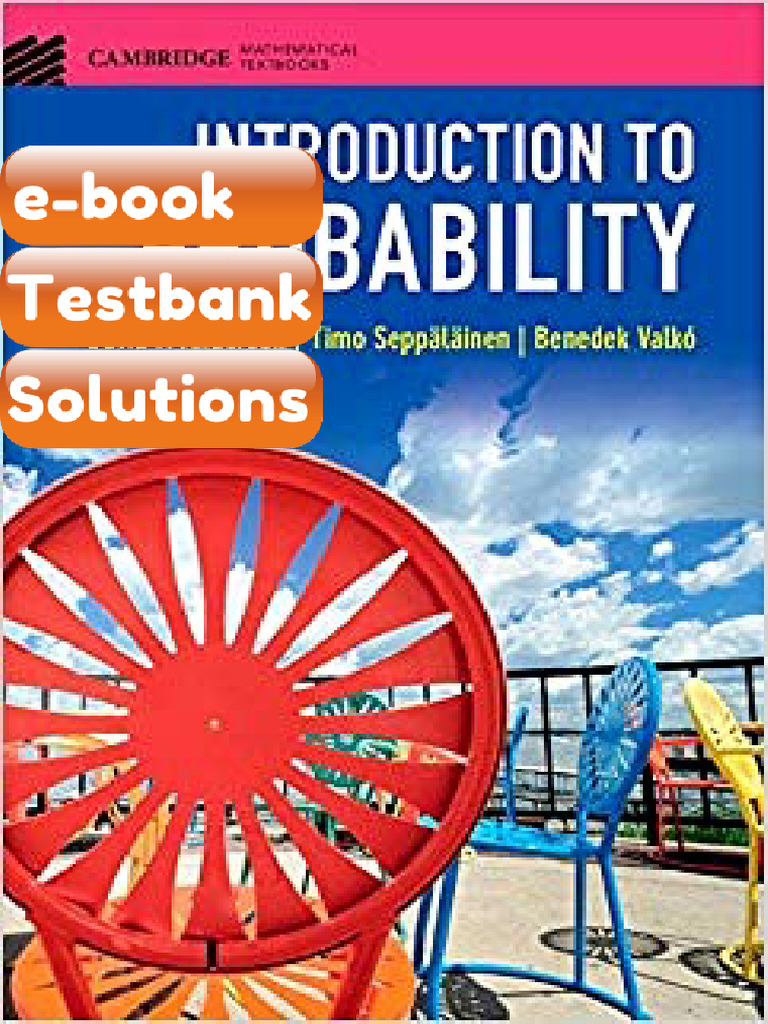 Testbank - Introduction To Probability Cambridge Mathematical Textbooks ...