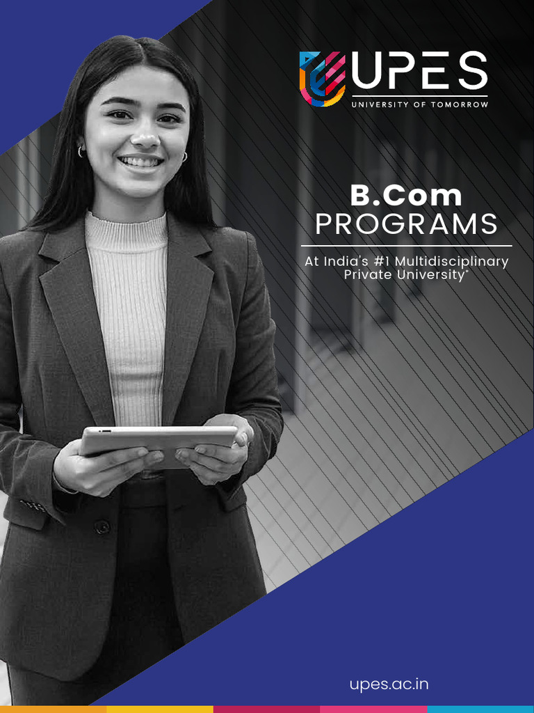 UPES B.com Programs Booklet - 2026 1 | PDF | Loans | Banks