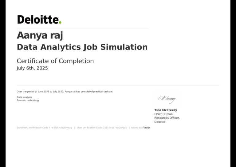 Data Analytics Job Simulation | PDF