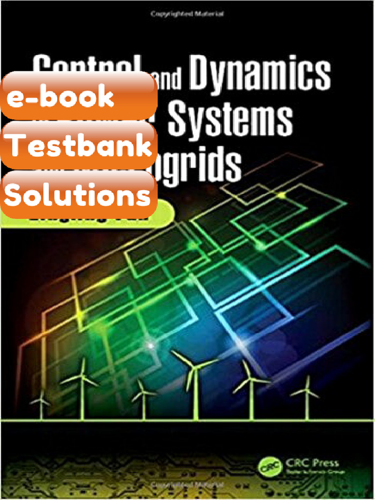 eBook & Testbank Control and Dynamics in Power Systems and Microgrids ...