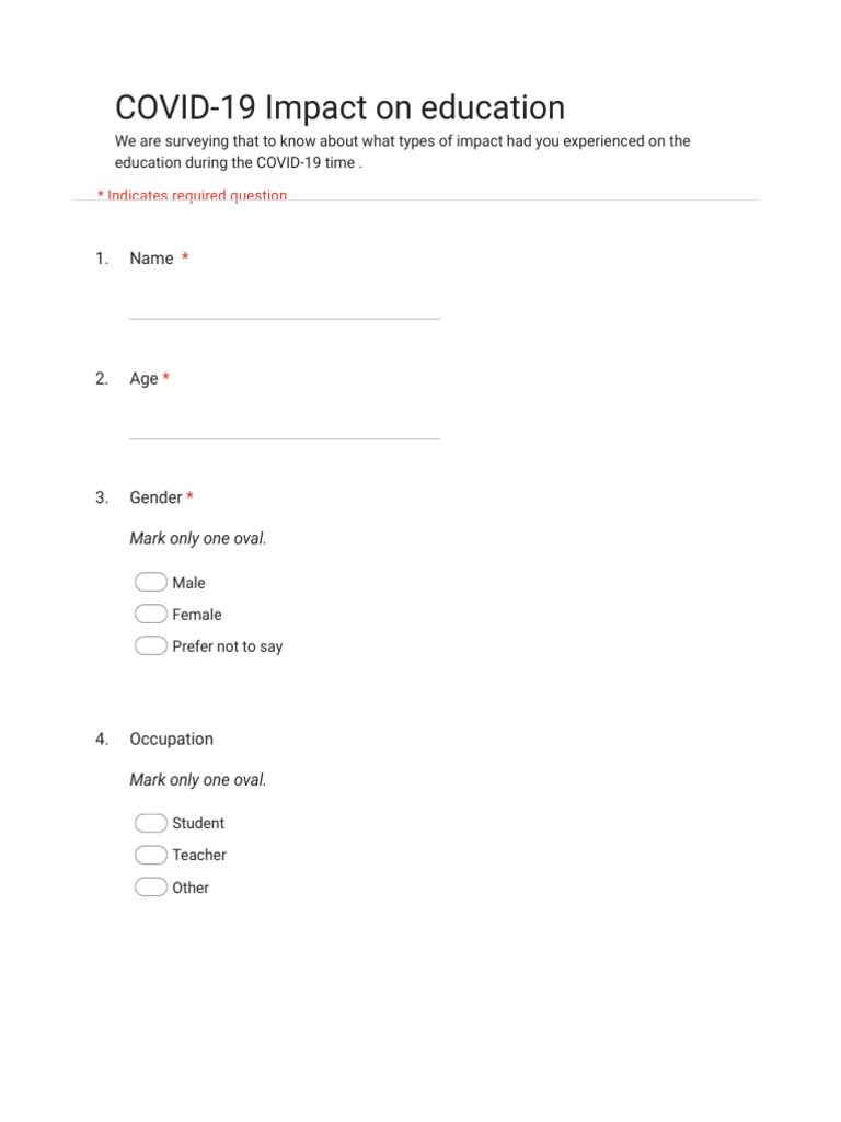COVID-19 Impact on Education | PDF
