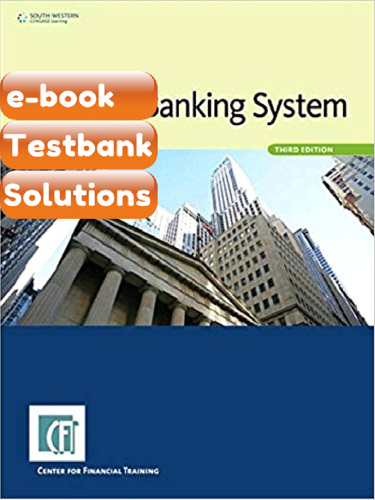 The US Banking System 3rd Edition Testbank & eBook | PDF | Subscription ...