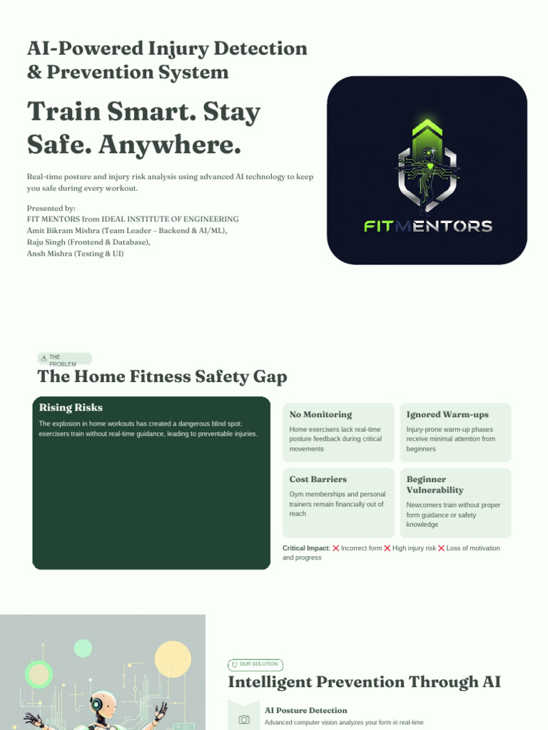 AI Powered Injury Detection and Prevention System | PDF | Artificial ...