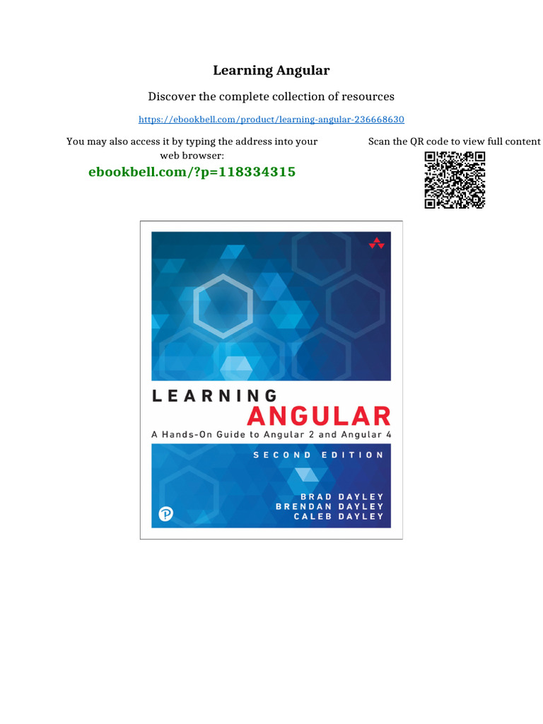 Learning Angular Latest PDF 2025 | PDF | Intellectual Property | Books