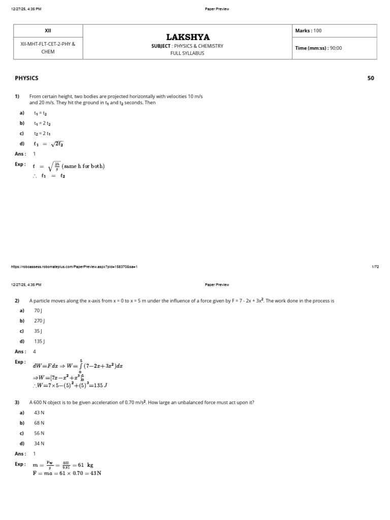 Cet FLT 2 PC | PDF | Torque | Logic Gate
