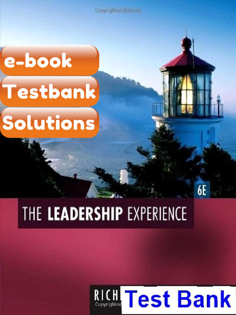Ebook & Testbank Leadership Experience 6th Edition Daft | PDF ...
