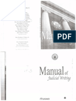 Manual of Judicial Writing