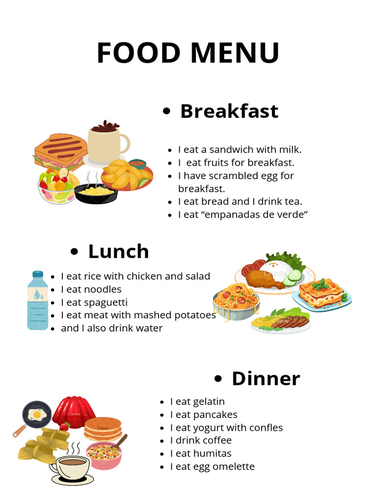 Food Menu | PDF