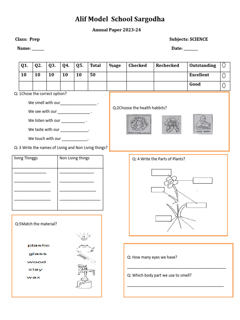 Prep Class Science | PDF