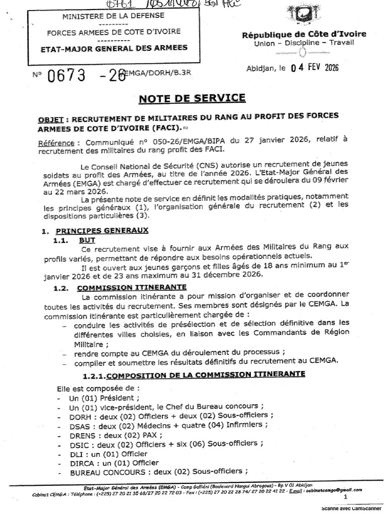 Nmr 0673 Pour Ttes Unite Du 05 Fev 2026 _0001 | PDF
