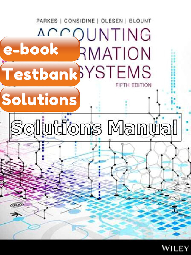 eBook & Testbank Accounting Information Systems 5th Edition Parkes ...