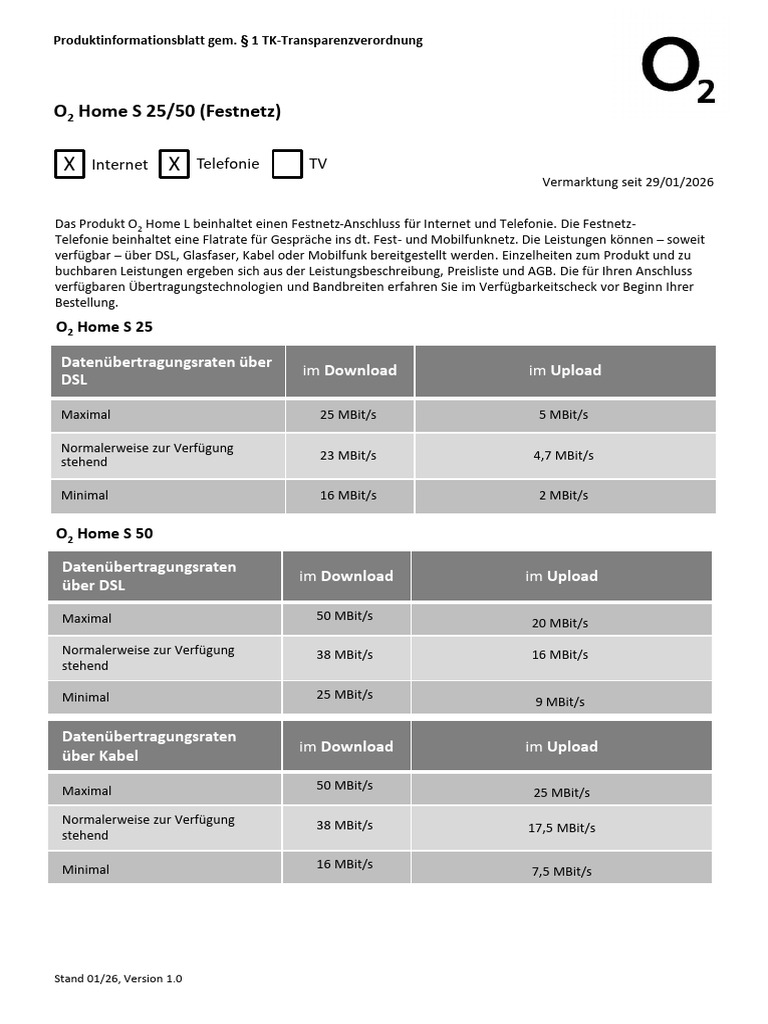 O2 Home S 50 20260129 Download Data | PDF