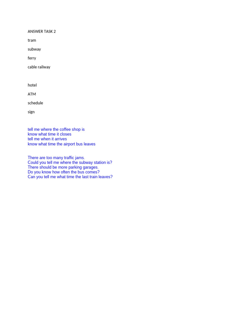 Answer Task 2 | PDF