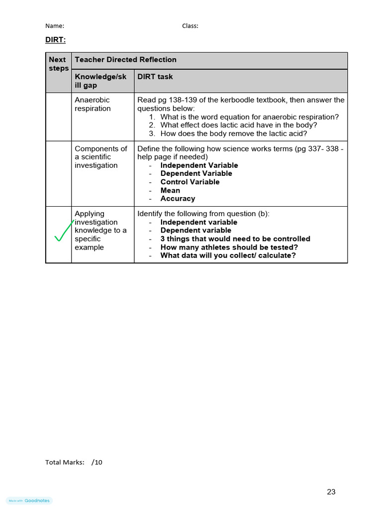 Edited – Checkpoint Task - Response to Exercise (1) | PDF