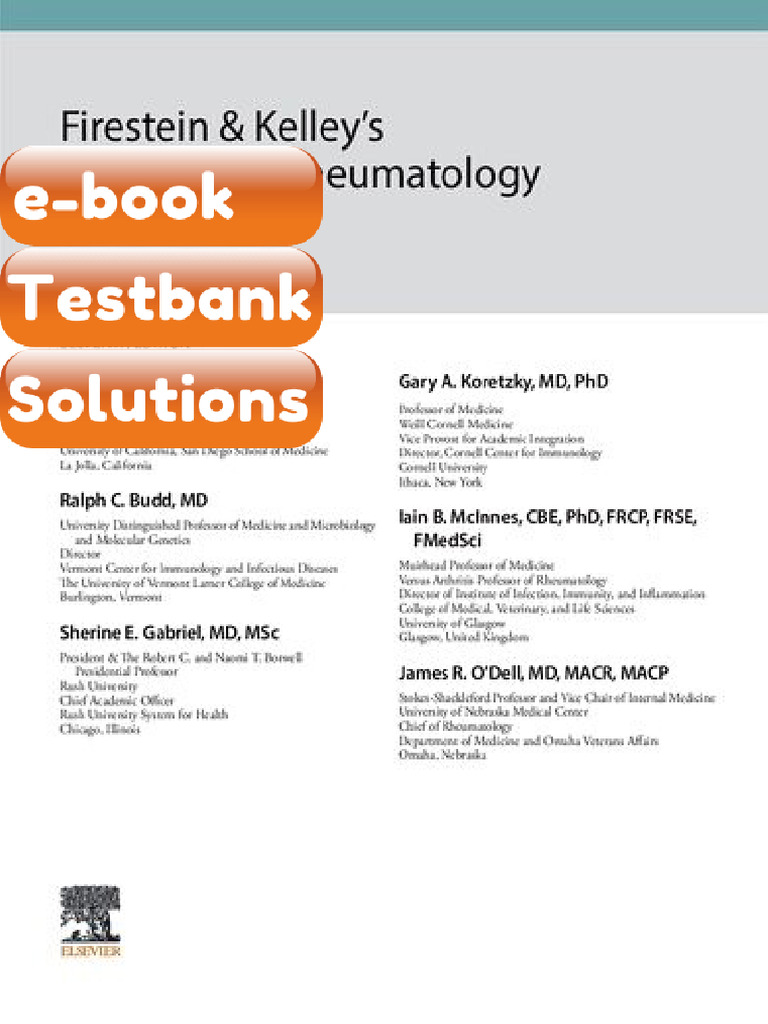 Firestein Kelleys Textbook of Rheumatology 11th Edition Gary S ...
