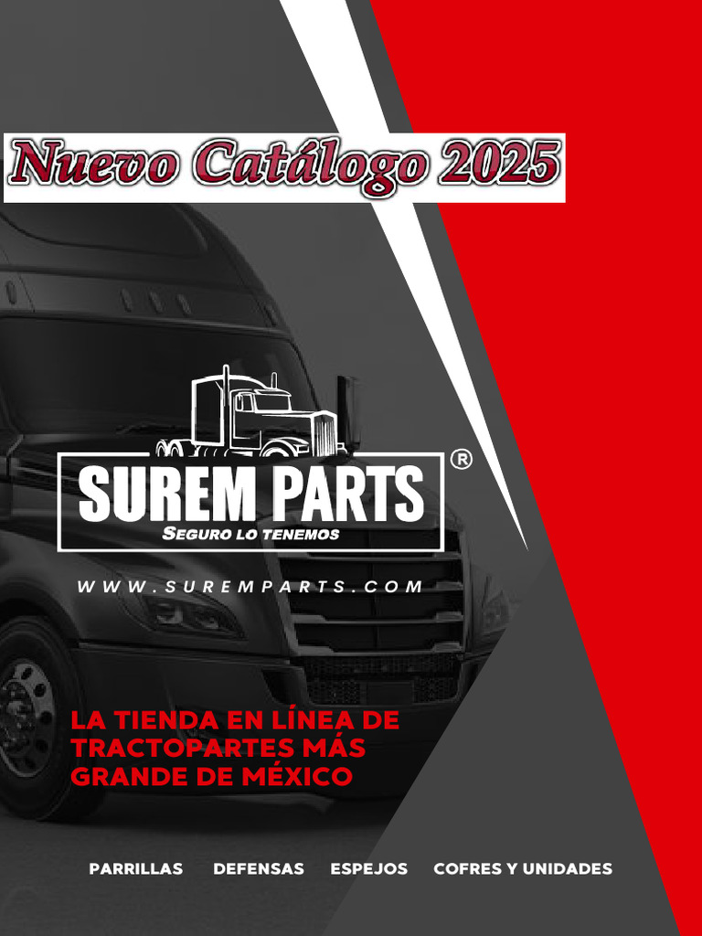 Catalogo SUREM PARTS 2025 - Compressed | PDF | Tecnologías automotrices ...