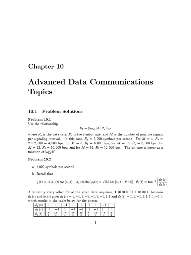 CH 10 | PDF | Telecommunications Engineering | Electronics