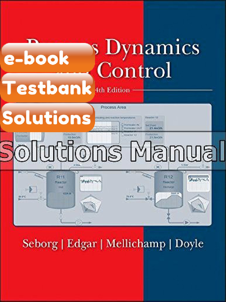 eBook & Testbank Process Dynamics and Control 4th Edition Seborg | PDF ...