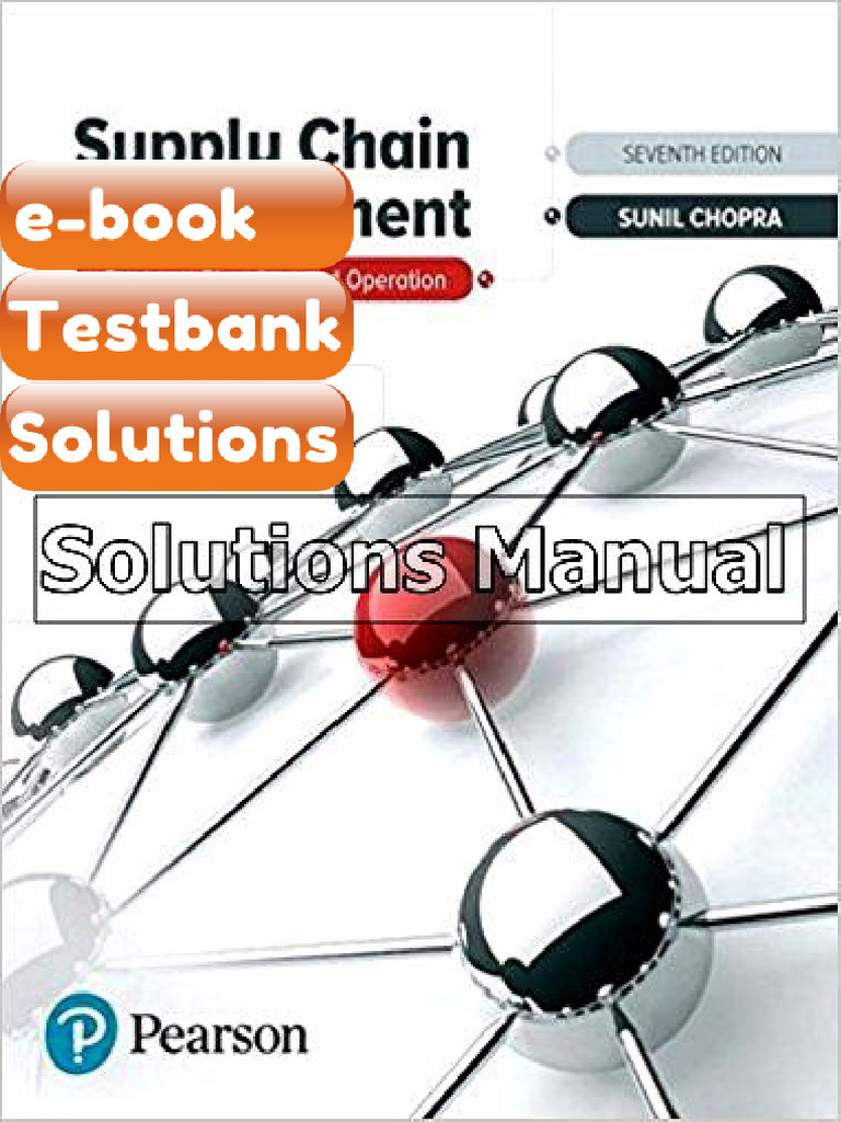 Ebook & Testbank Supply Chain Management Strategy Planning and ...