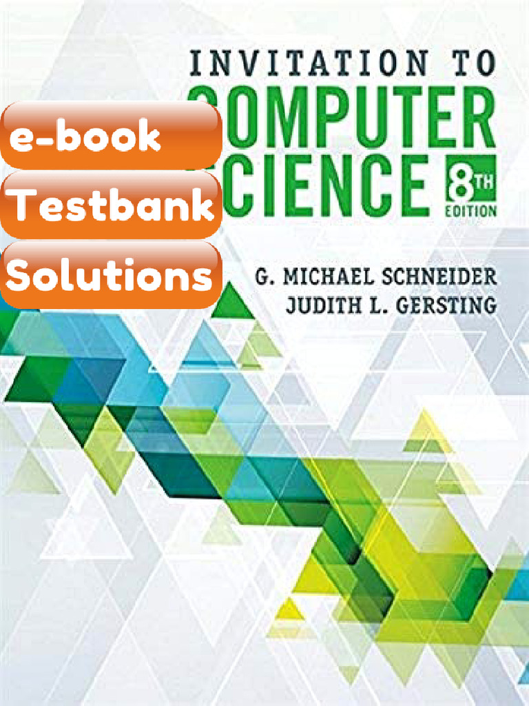 Invitation To Computer Science 8th Edition G Michael Schneider Ebook ...