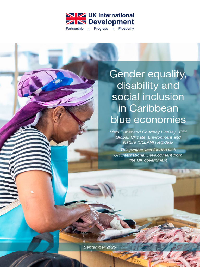 Gender equality, disability and social inclusion in Caribbean blue ...