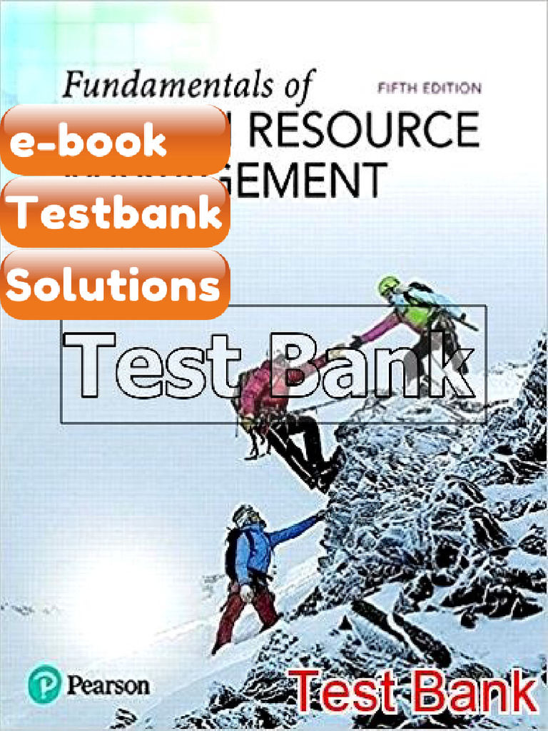 eBook & Testbank Fundamentals of Human Resource Management 5th Edition ...
