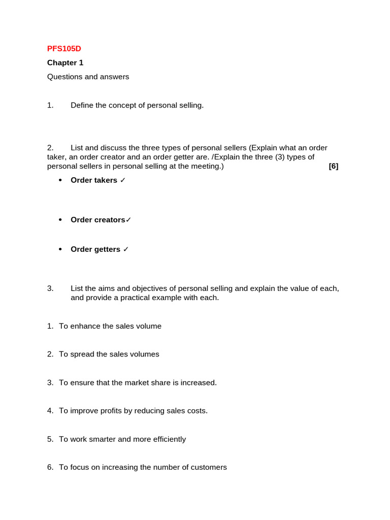 Chapter 1 Questions-2 | PDF