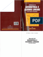 Esercizi Di Geometria e Algebra Lineare (2009)