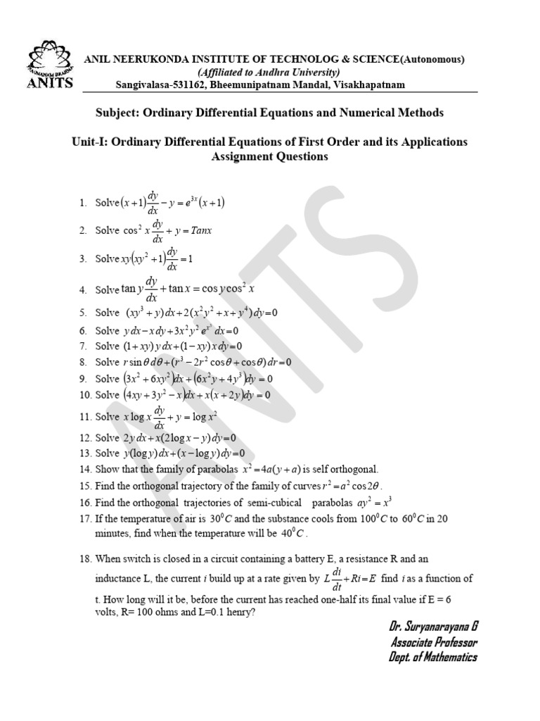 Unit I Assignment | PDF