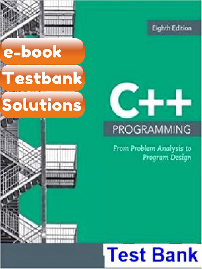 eBook & Testbank C Programming From Problem Analysis to Program Design ...