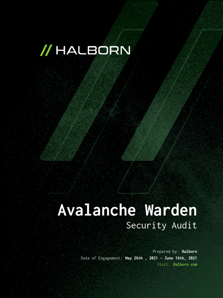 Avalanche Warden Security Audit Report Halborn v1 1 | PDF | Password ...