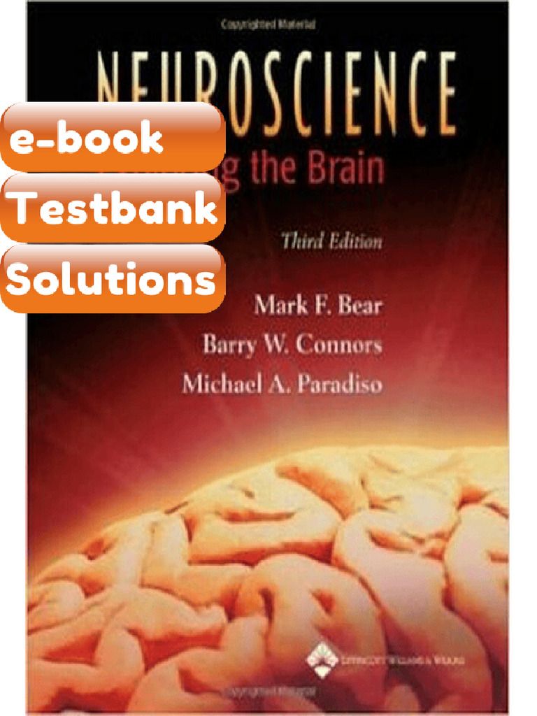 Testbank - Neuroscience Exploring The Brain 3rd Edition Bear Connors ...